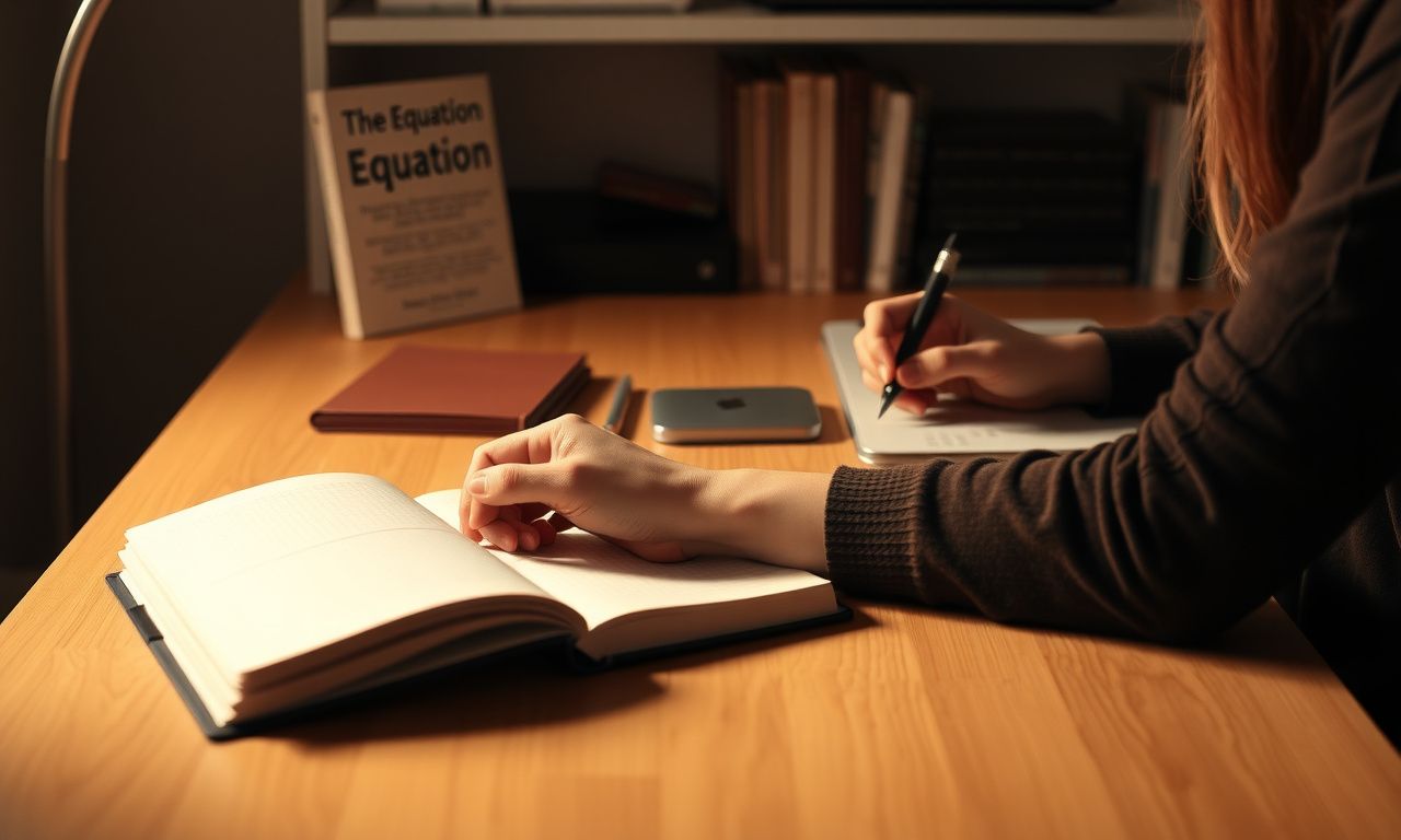 Writer reflecting on digital life and connection