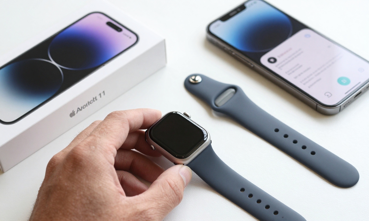 Unboxing and setting up Apple Watch Series 11
