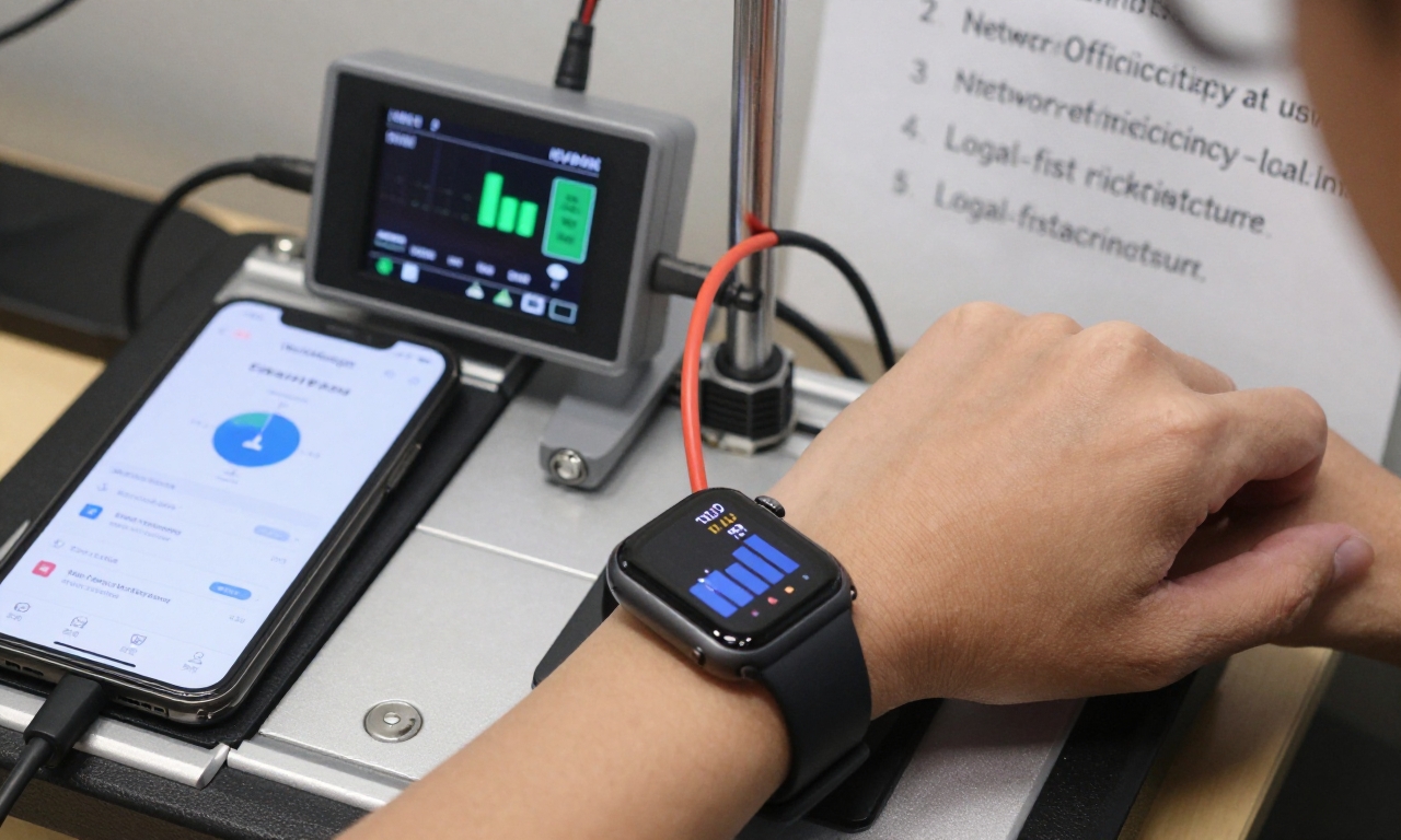 Smartwatch battery testing with optimization tools