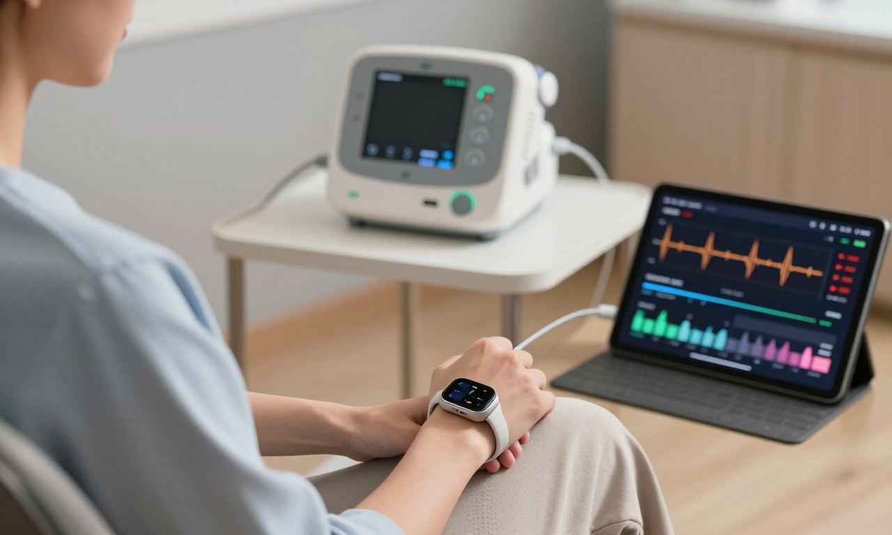 Smart ring biometric testing with medical equipment