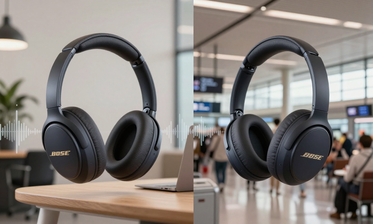 Bose headphones noise cancellation in different environments