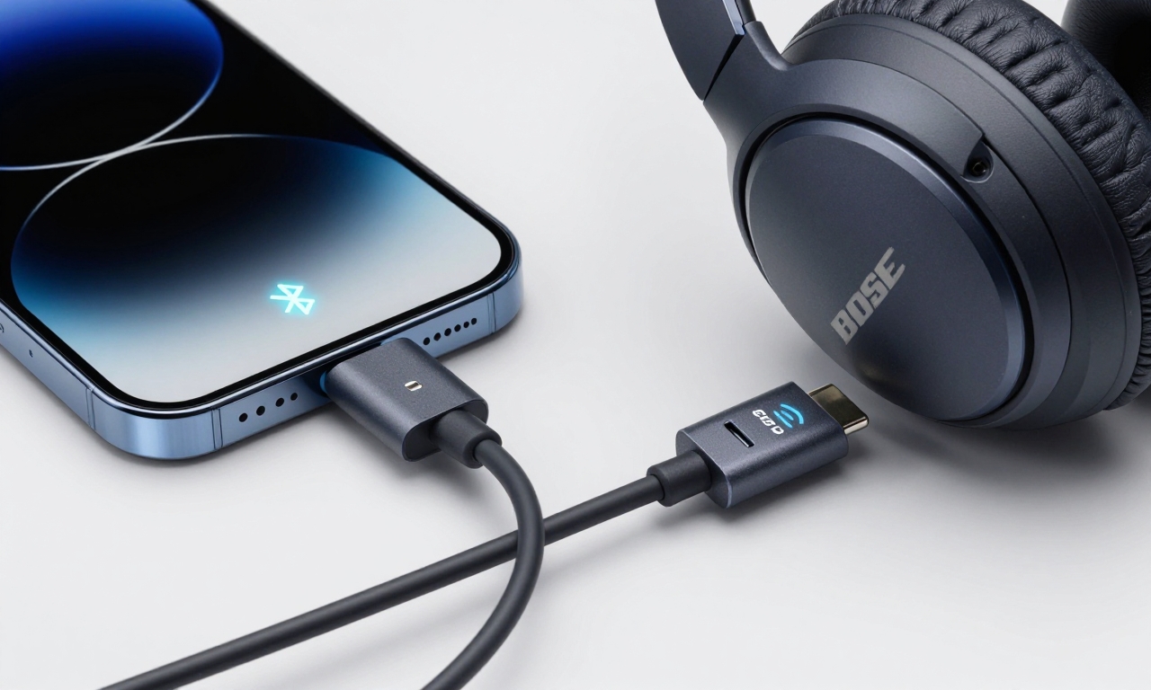 Bose headphones with Bluetooth 5.4 and USB-C connection