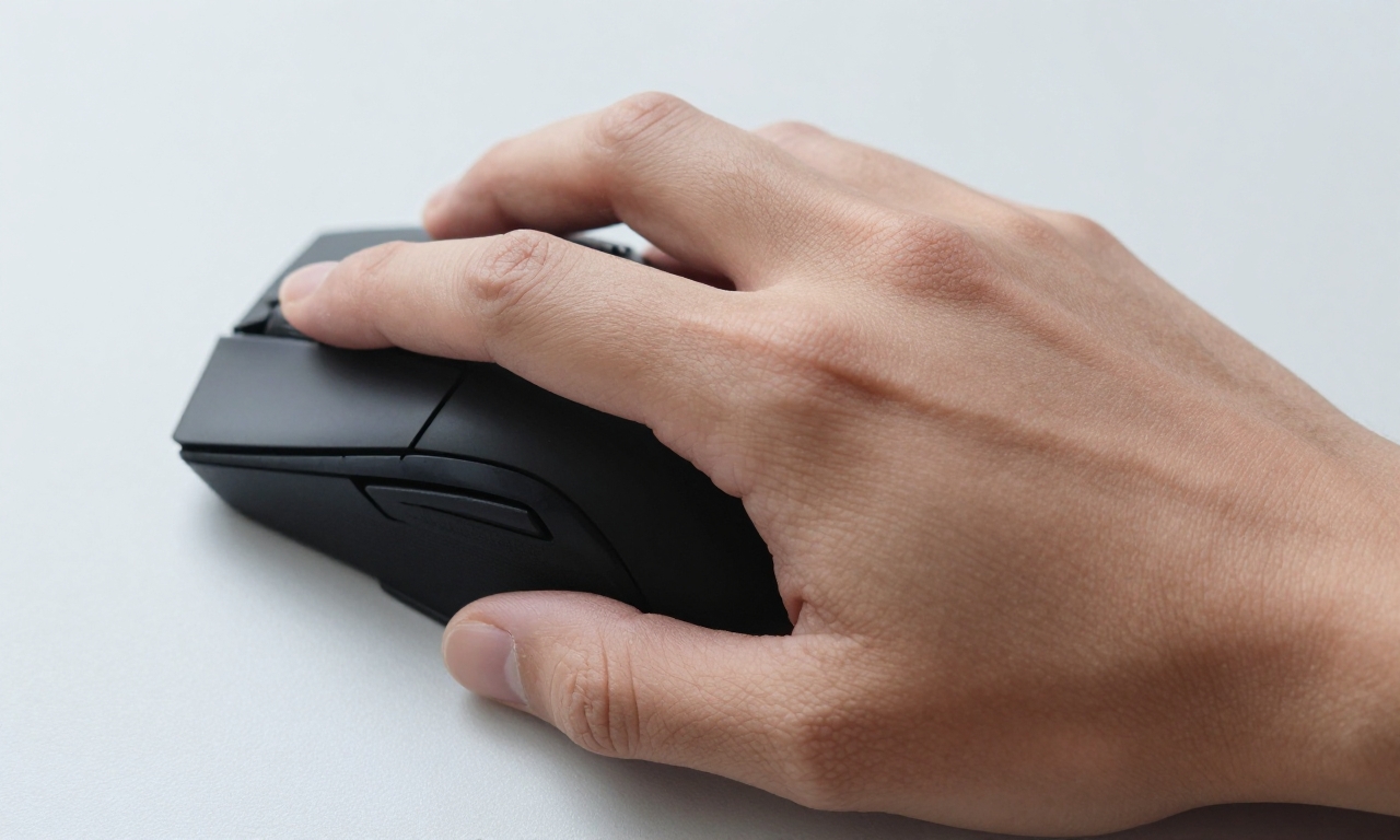 Hand holding Razer DeathAdder V3 HyperSpeed mouse