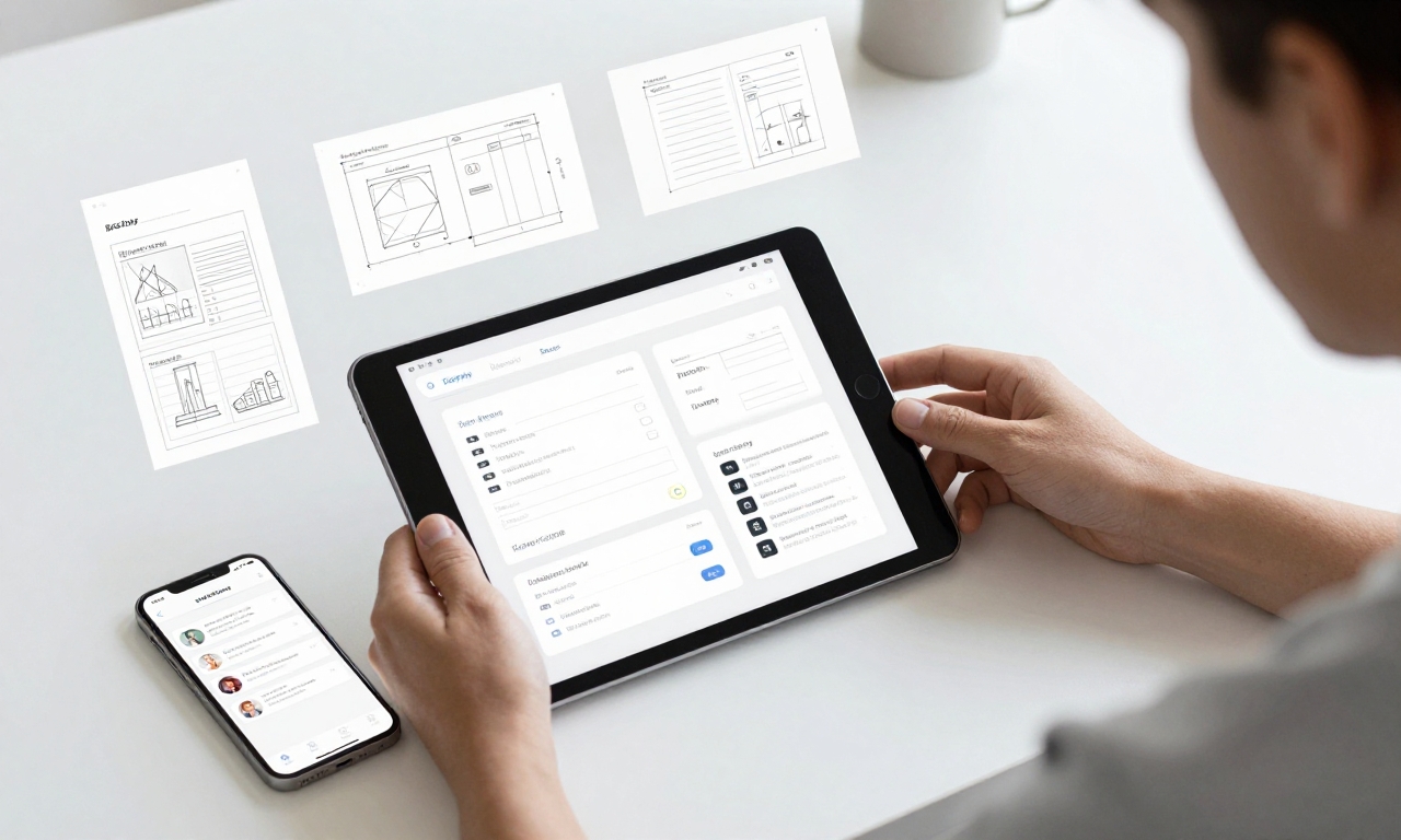 Designer studies depth-rich UI