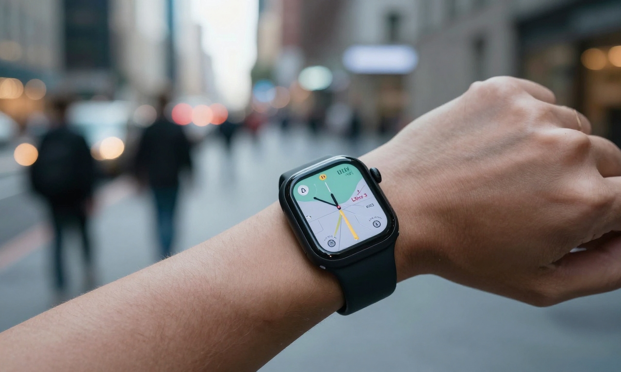Navigation on Apple Watch Ultra 3 during a walk