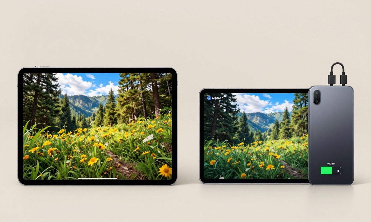Tablet display quality and battery life comparison