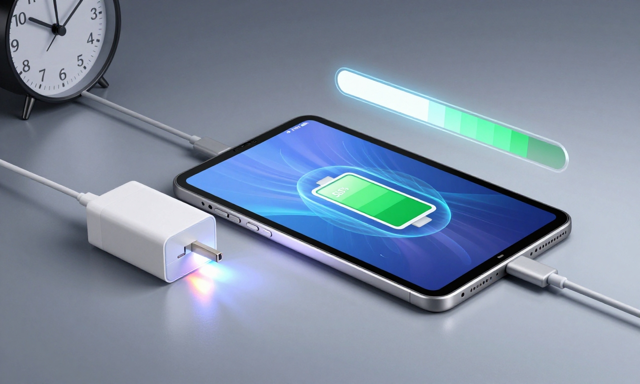 Tablet battery charging with fast charge technology