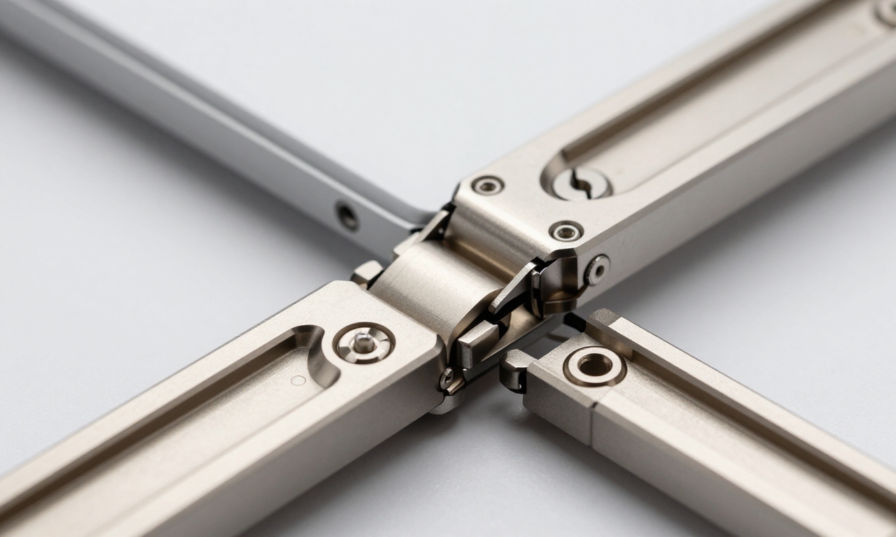 Close-up of TriFold's Armor FlexHinge mechanism