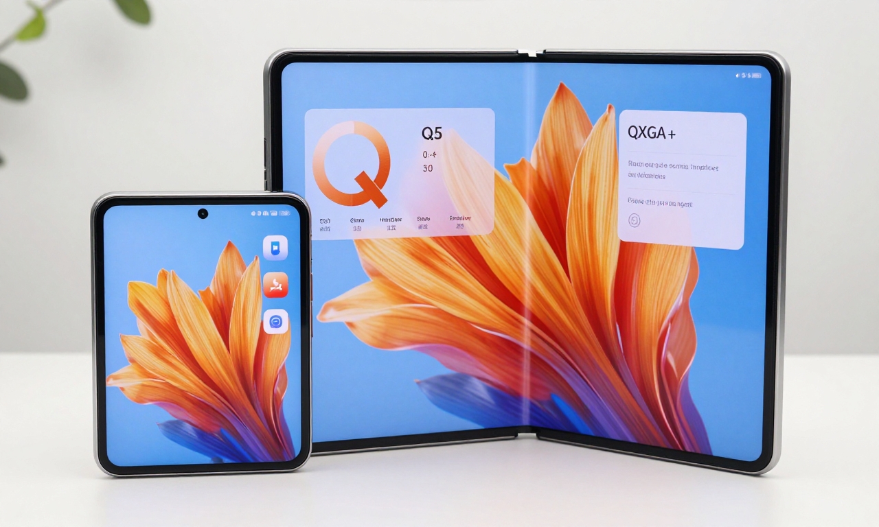 TriFold device in expanded tablet configuration