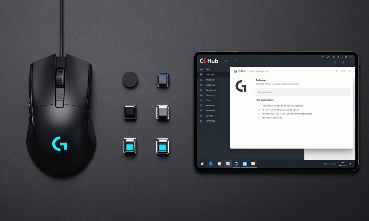 Split view of mouse hardware and software problems