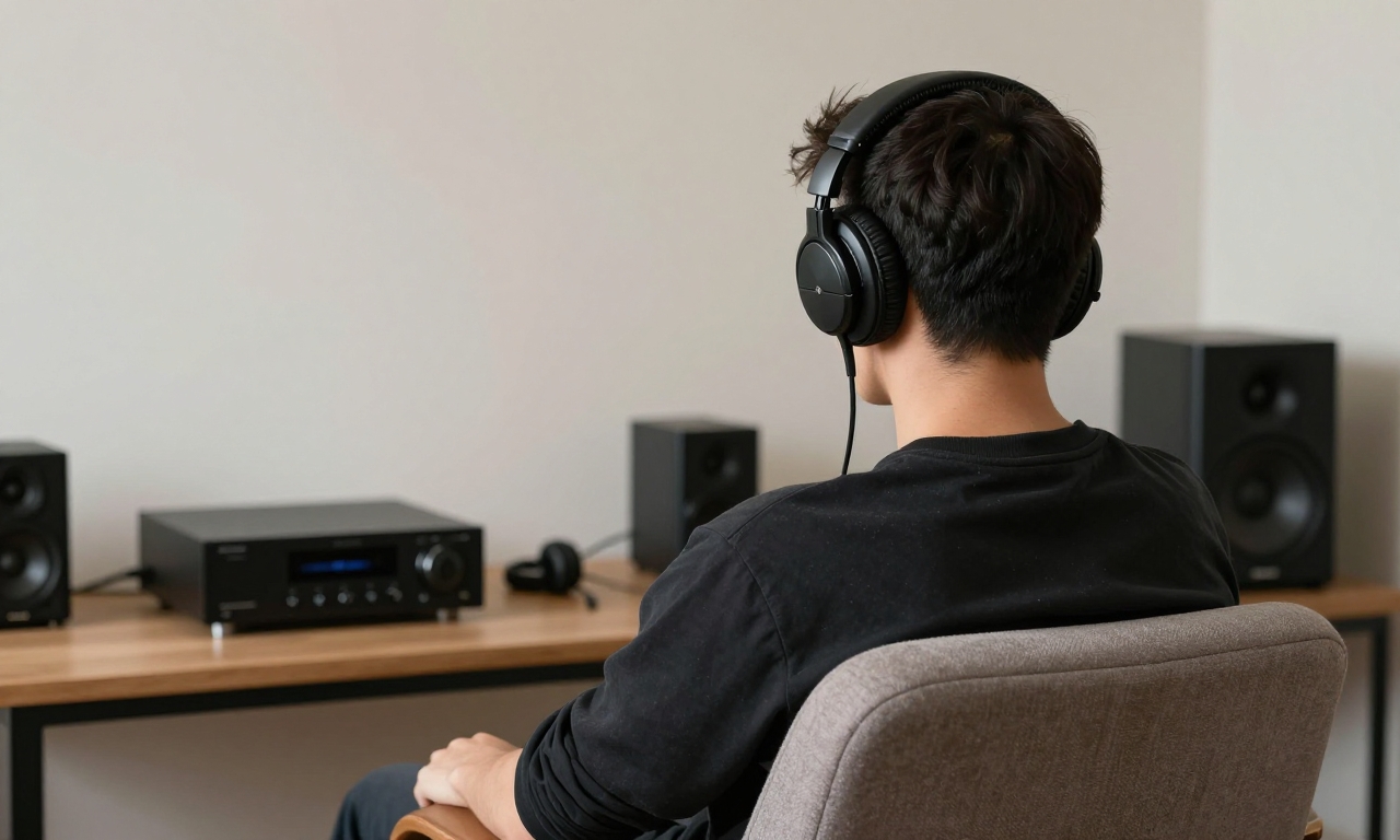 Ideal listening environment for open-back headphones