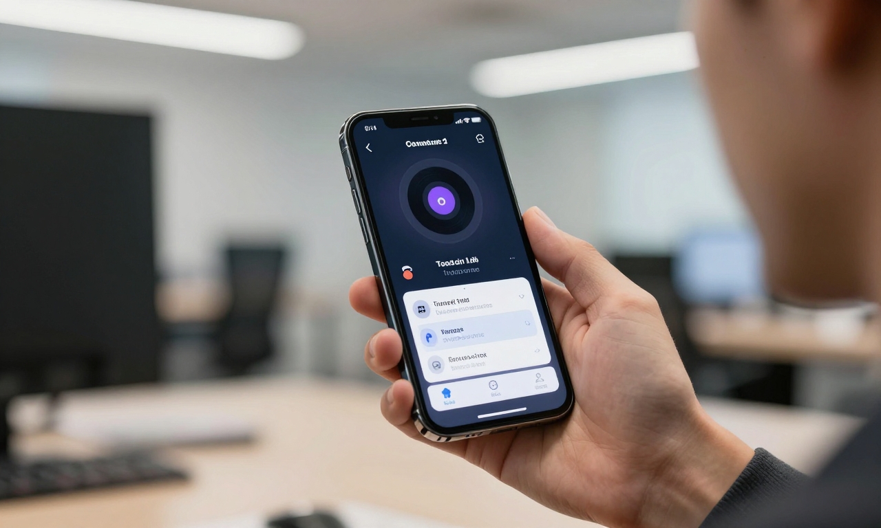 iPhone call management features in use