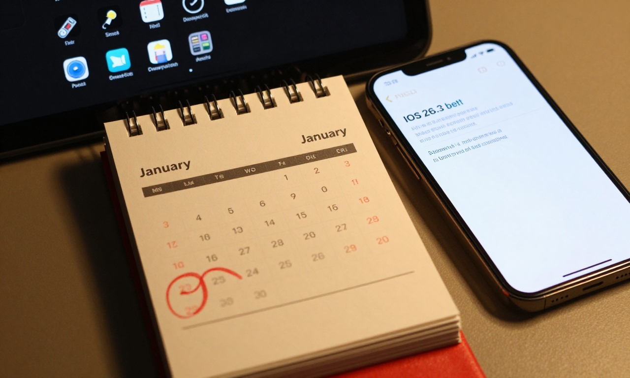 iOS 26.3 release timeline and beta testing calendar