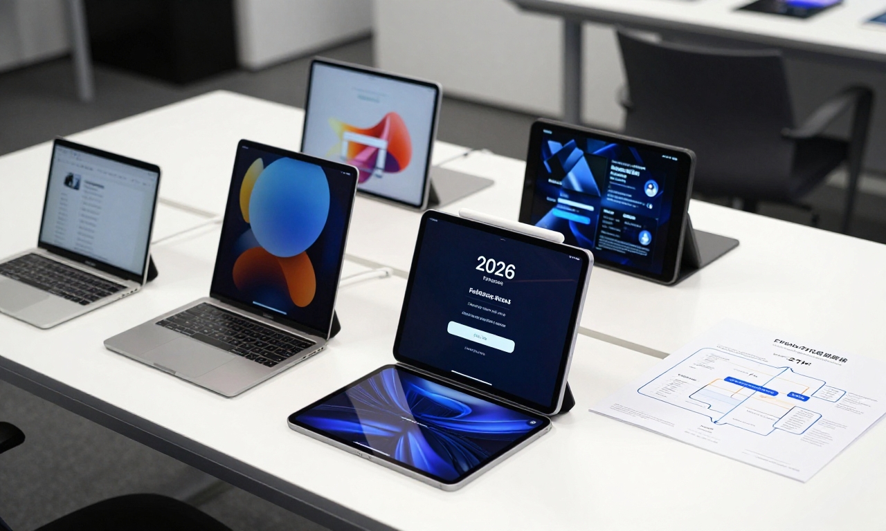 Multiple iPad models showing market positioning