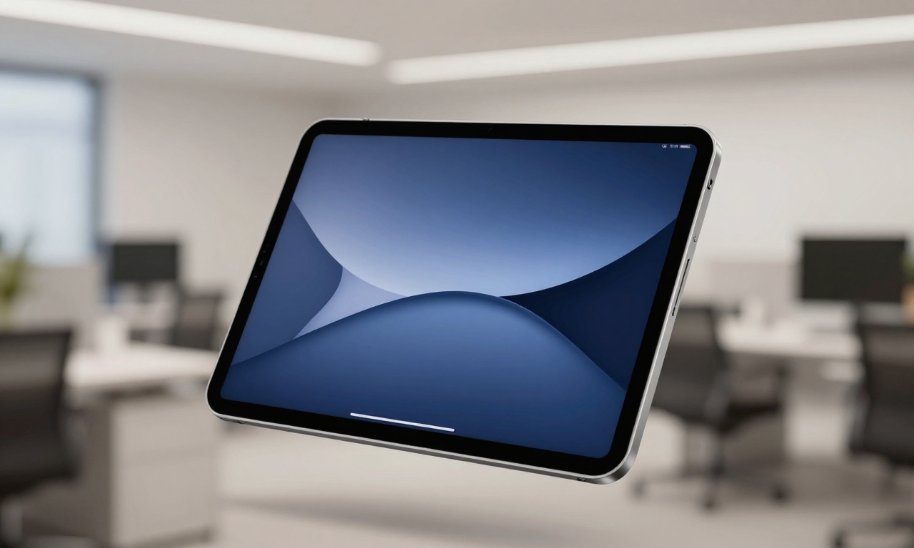 iPad Air displaying smooth ProMotion animation