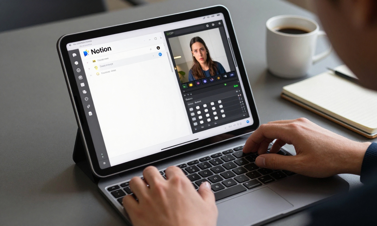 Person struggling with iPad Pro productivity limitations
