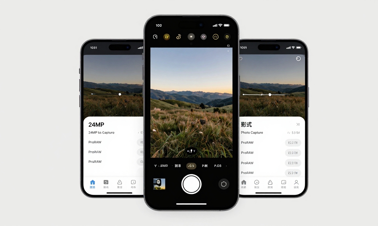iPhone 17 Pro camera settings interface