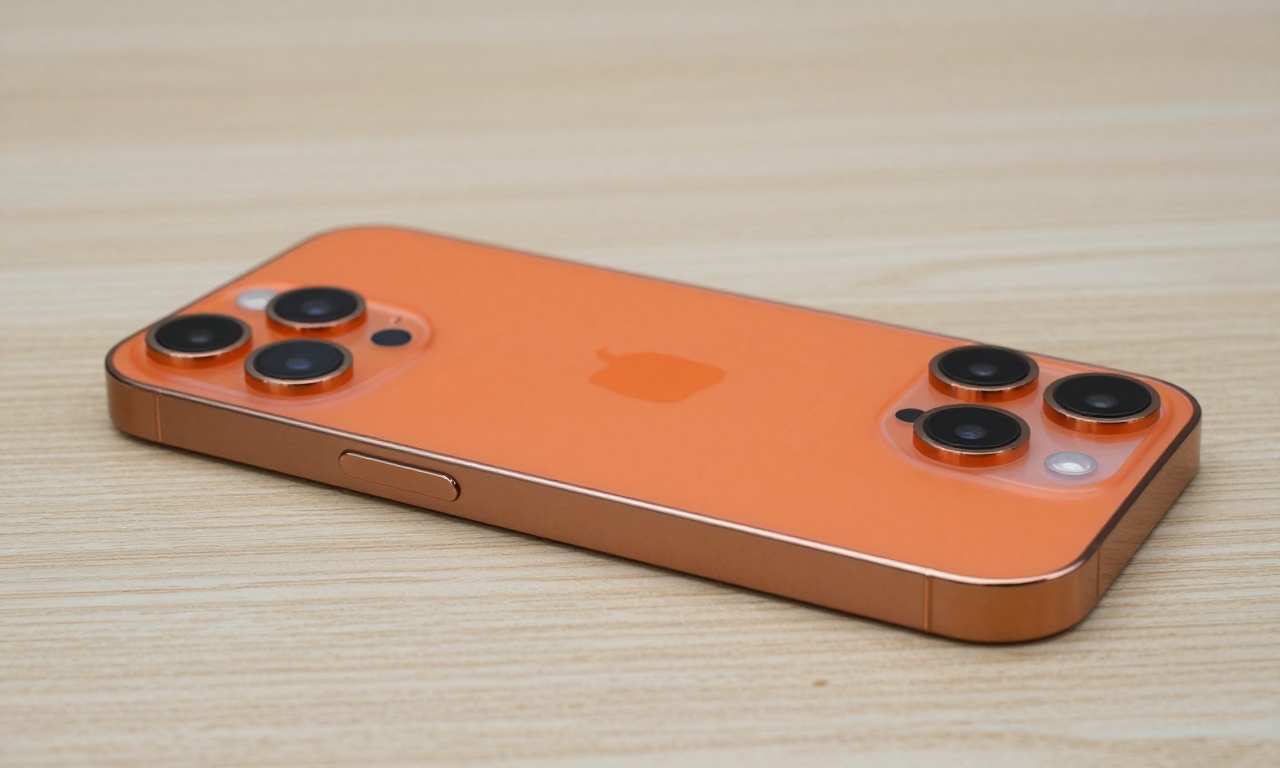 iPhone 17 Pro Max in hand showing design improvements