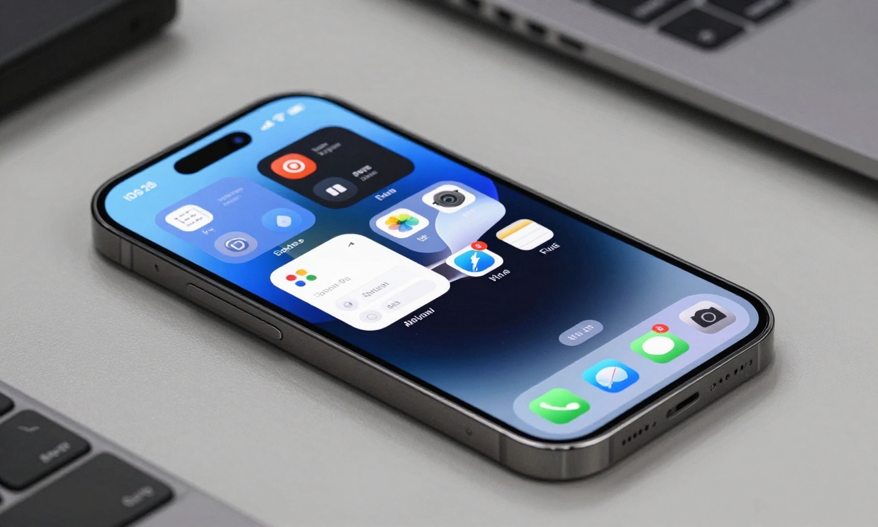 iPhone 17 Pro Max iOS 26 Liquid Glass interface