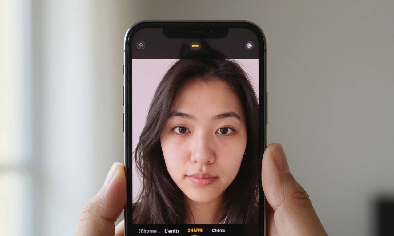 iPhone 17 Pro front camera self-portrait preview