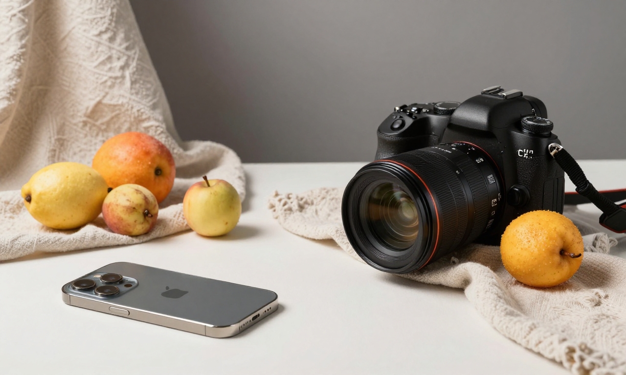 iPhone 17 Pro compared to traditional DSLR camera