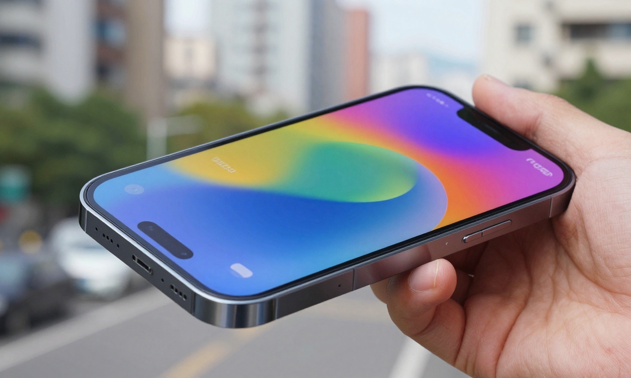 iPhone Air ultra-thin design in hand