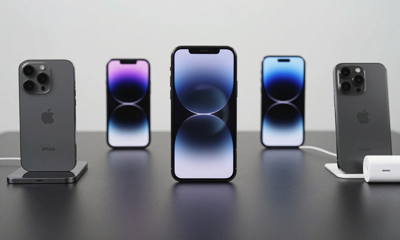 iPhone surrounded by innovative Android competitors