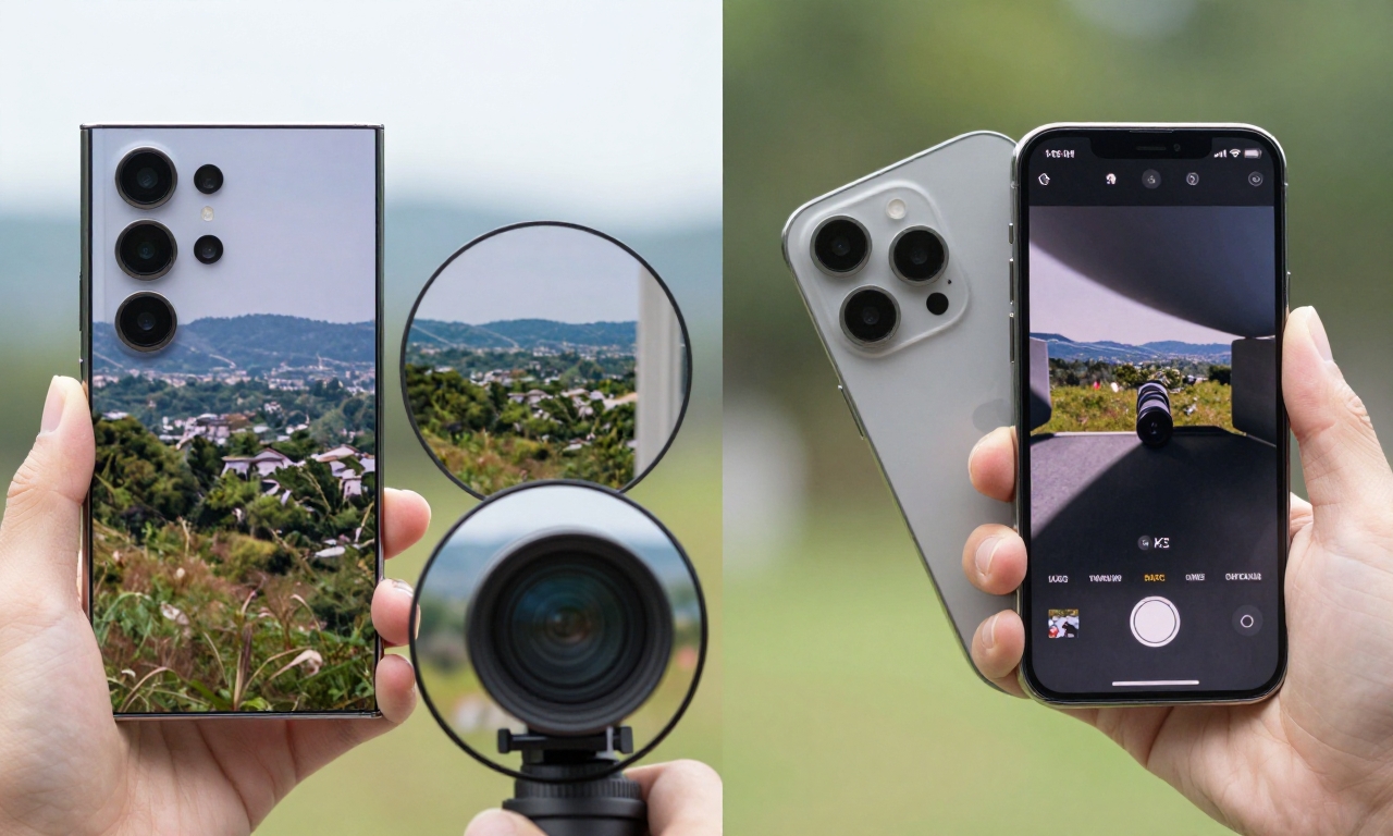 Camera system comparison showing versatility versus computational excellence