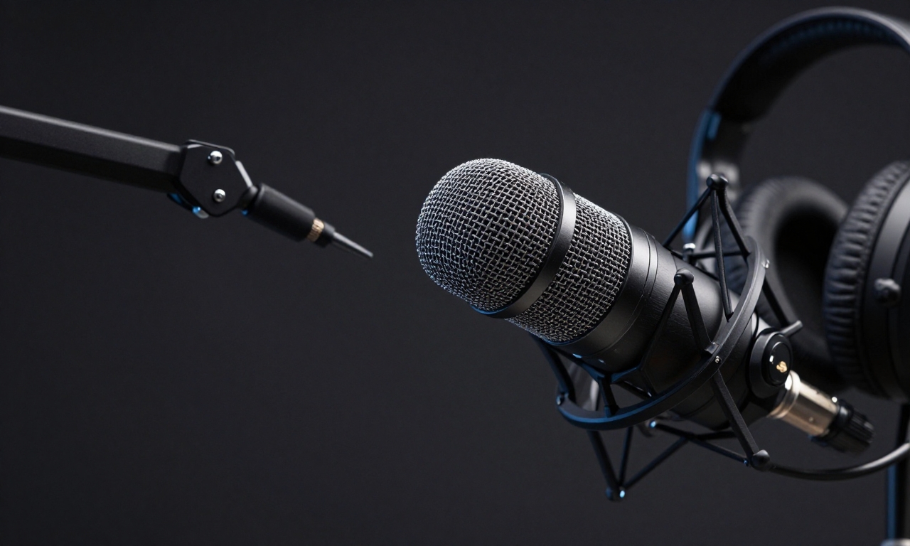 Close-up of Logitech G522 retractable microphone