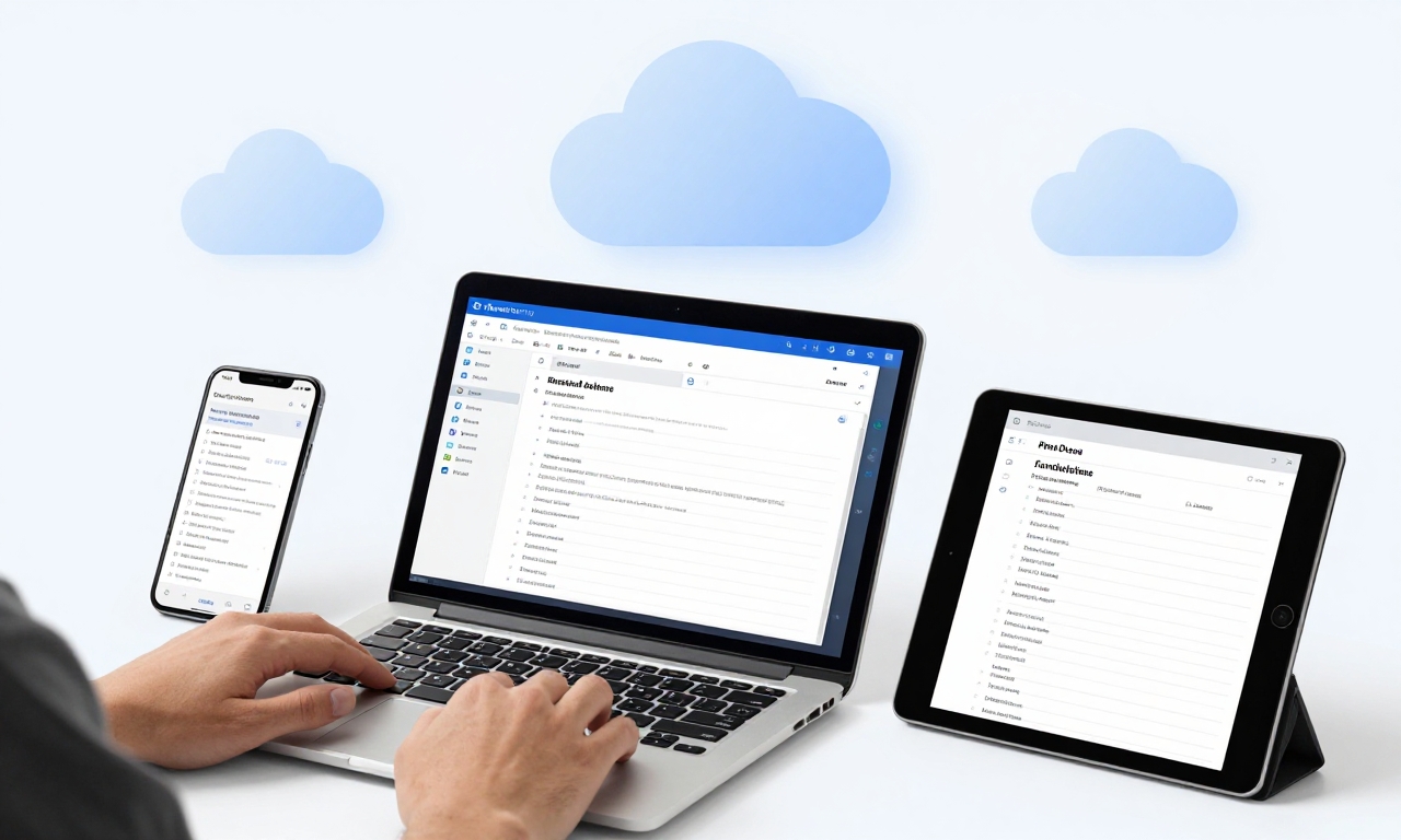 OneNote synchronization across multiple devices