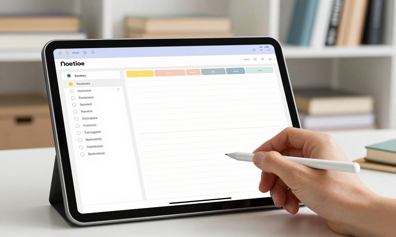 OneNote's organized notebook interface