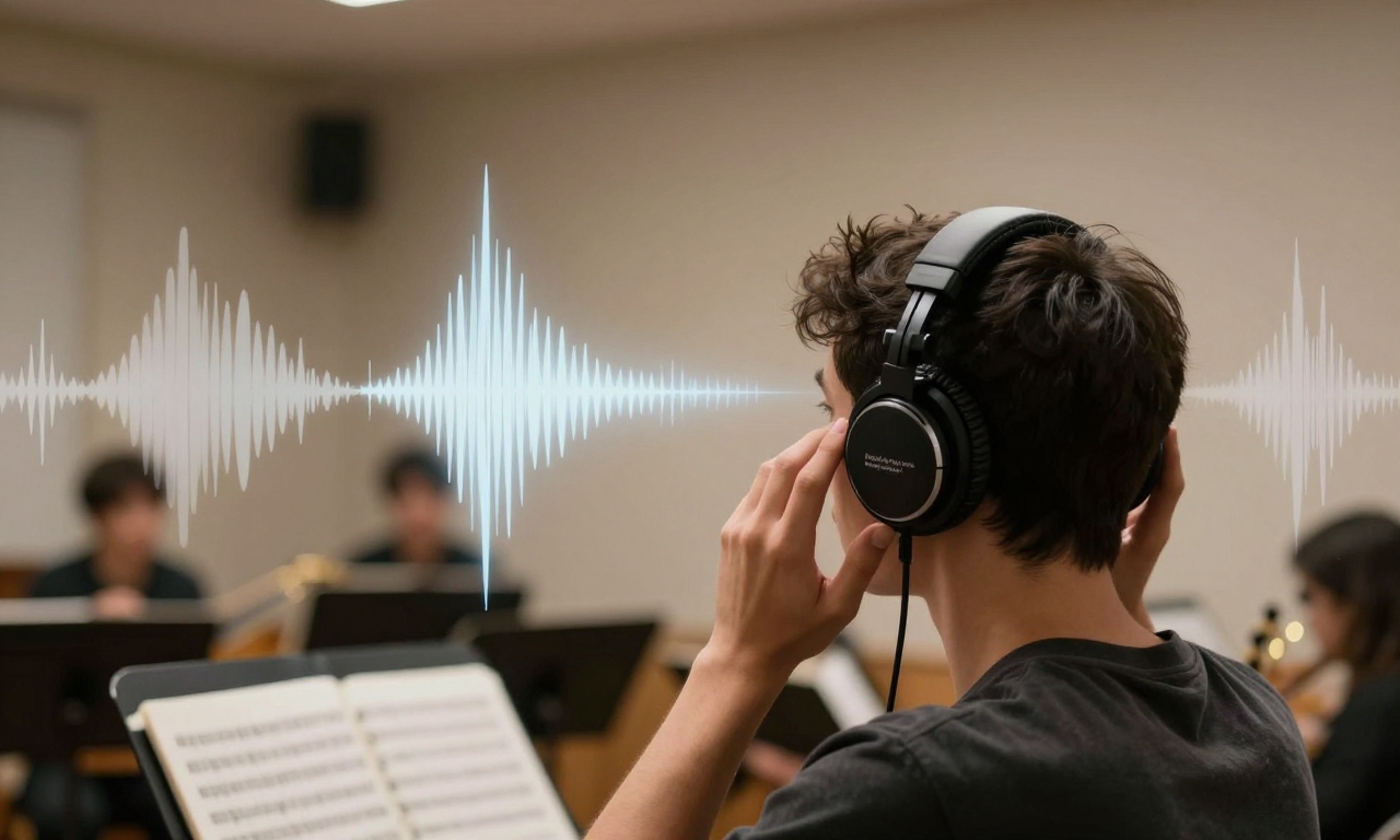 Open-back headphones creating wide soundstage experience