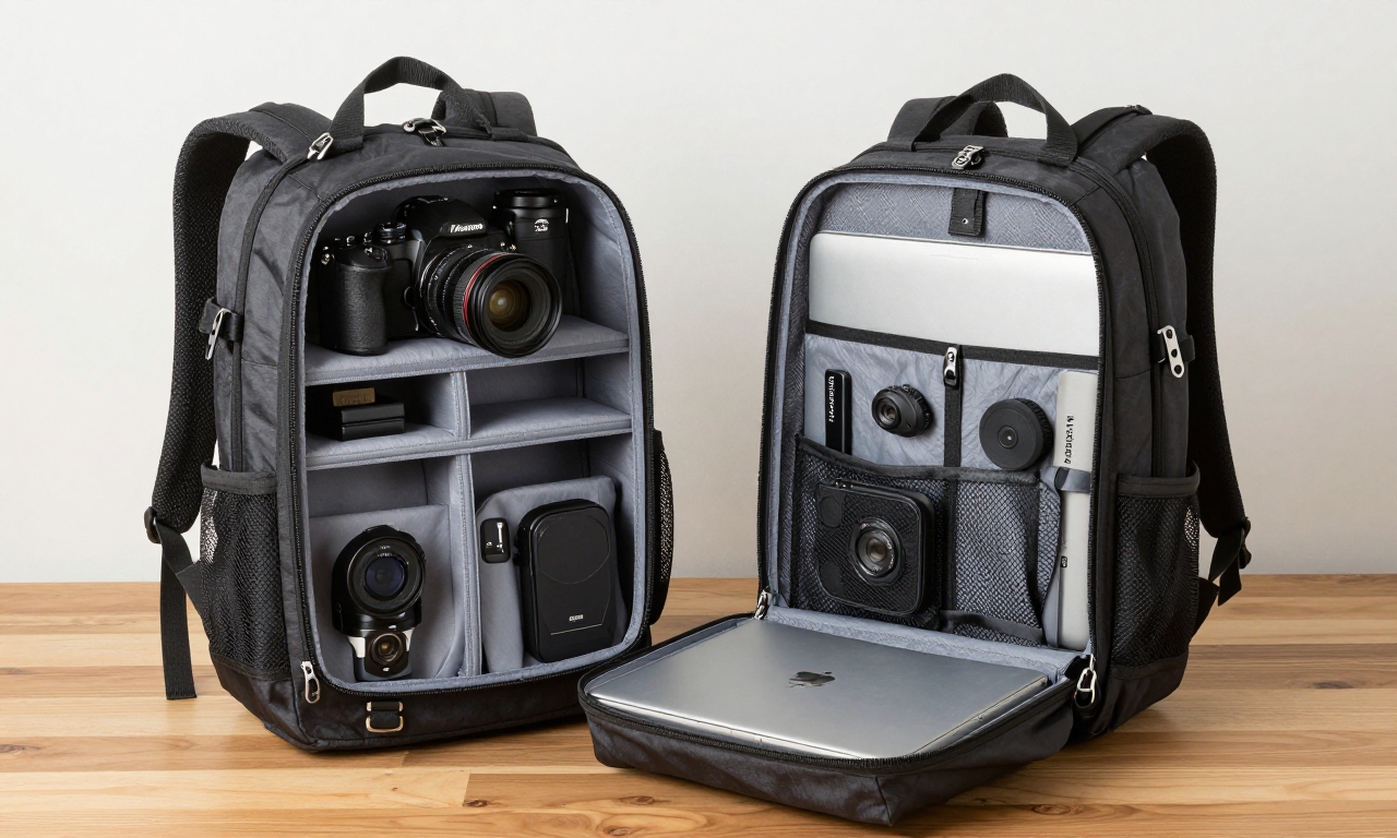 Peak Design backpack system with organized tech gear