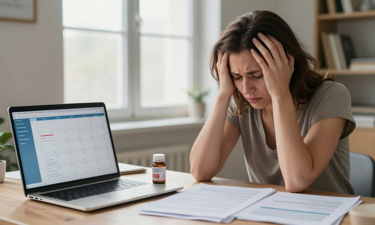 Woman frustrated with fragmented menstrual health solutions