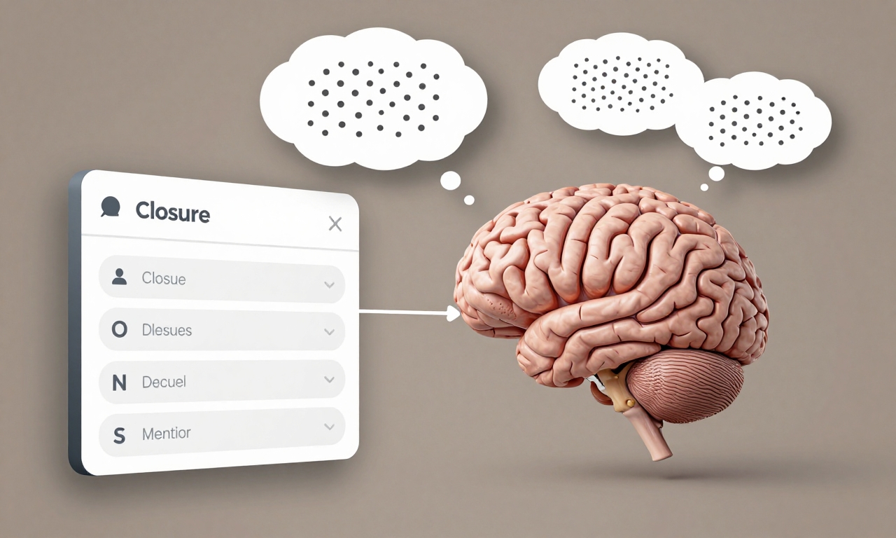 Psychology of perception in interface design