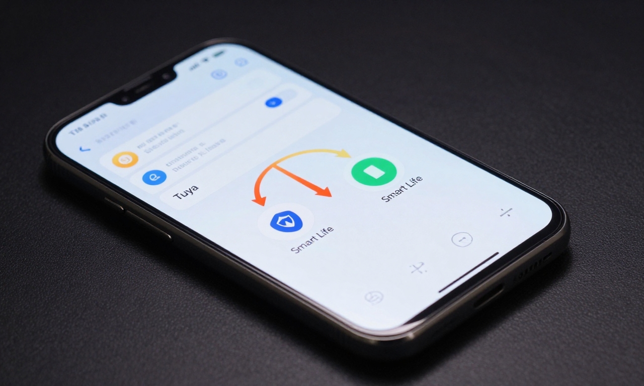 Diagram showing conflict between smart home apps and Samsung optimization