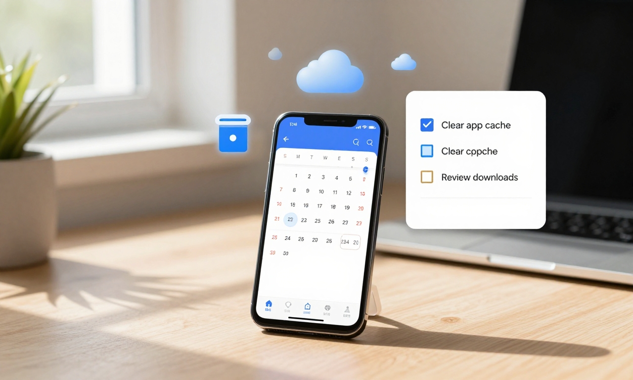 Organized maintenance schedule for Samsung storage