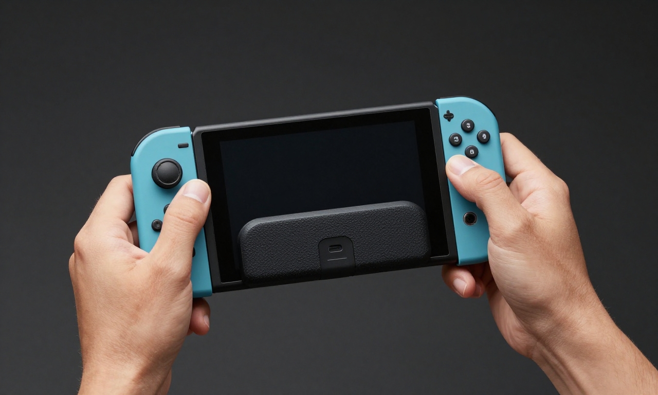 Ergonomic design of Switch 2 Charging Grip in hands