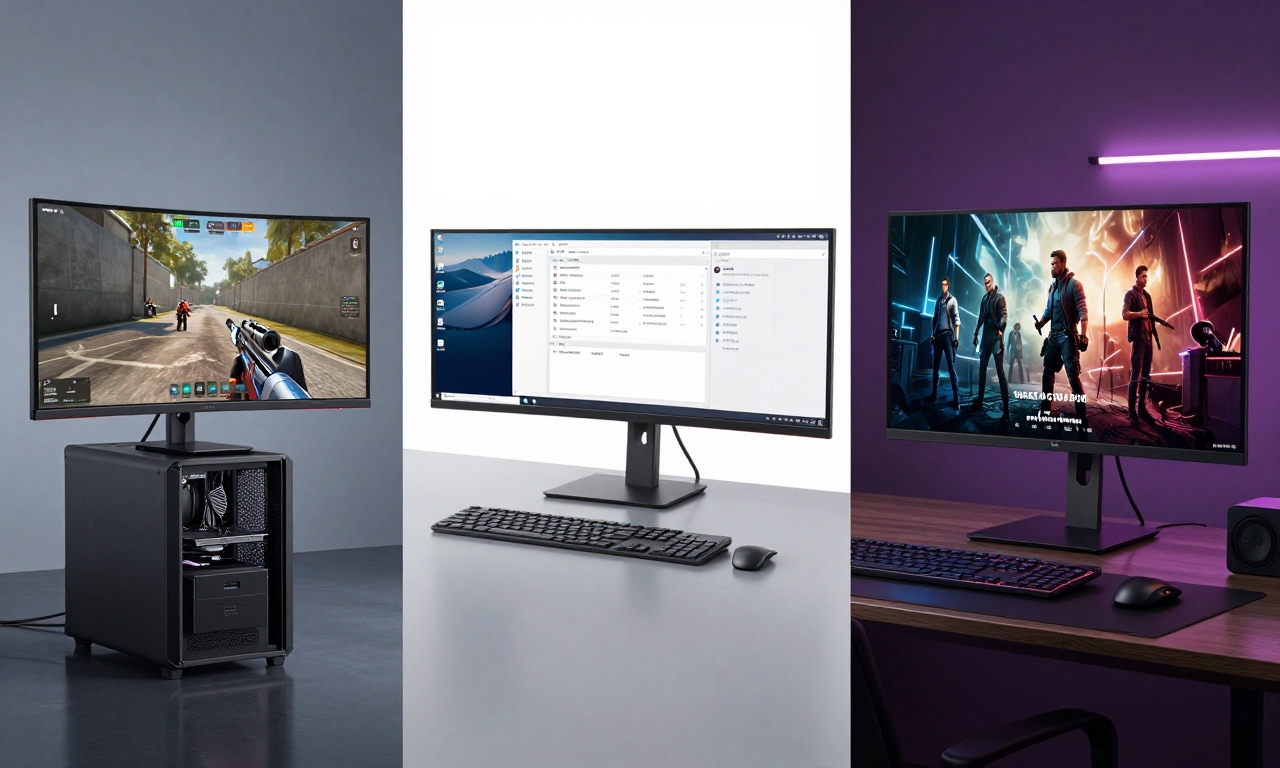 Three monitor setups for gaming, productivity, and entertainment