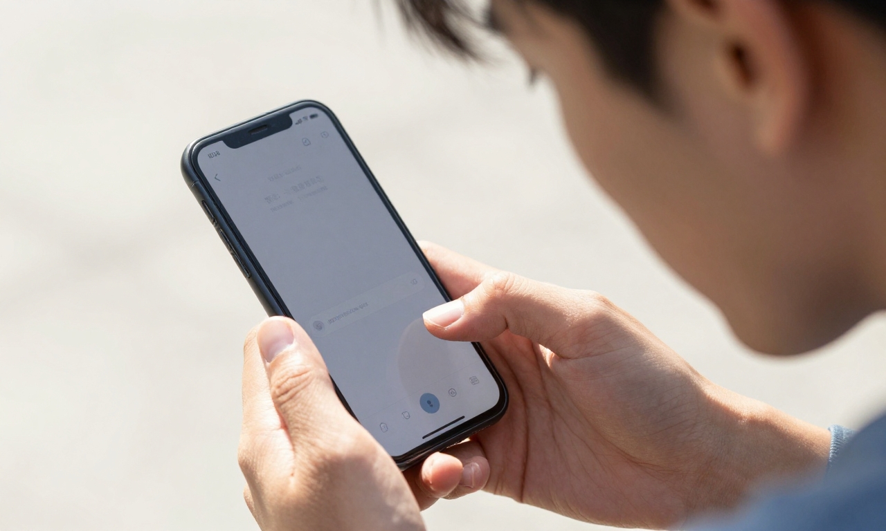 User struggling with iOS 26 camera interface in bright sunlight