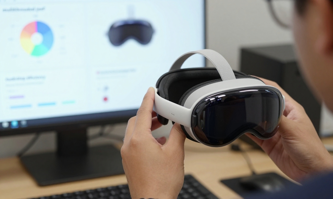 Performance charts with Vision Pro