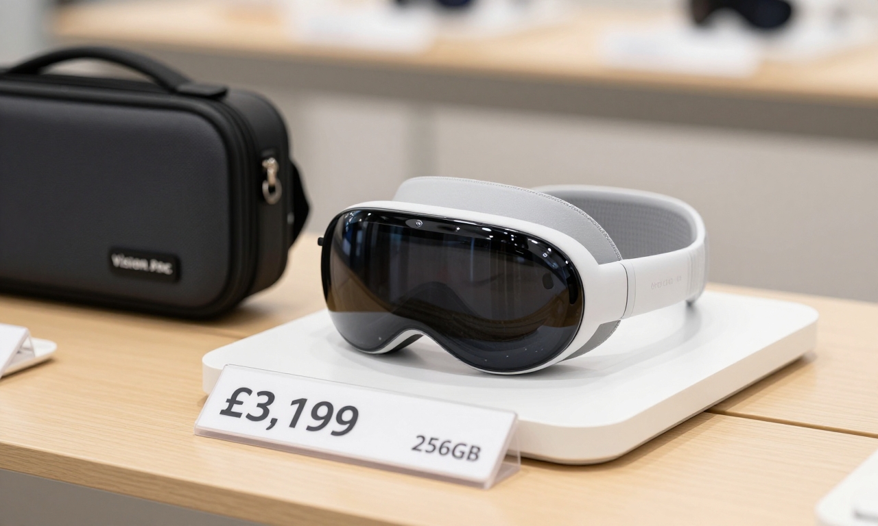 Vision Pro UK price display