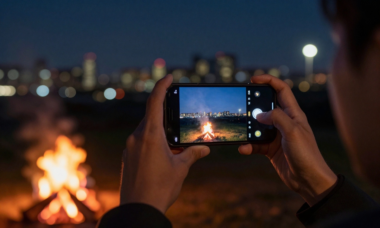 AI-enhanced night photography with smartphone