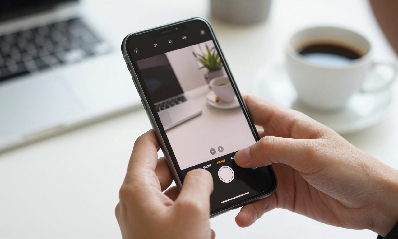 AI-powered photo editing removing objects on smartphone