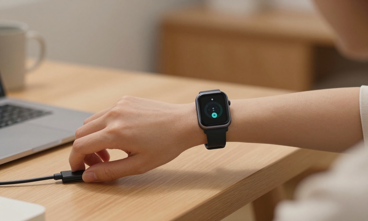 Woman wearing durable health tracker with privacy focus