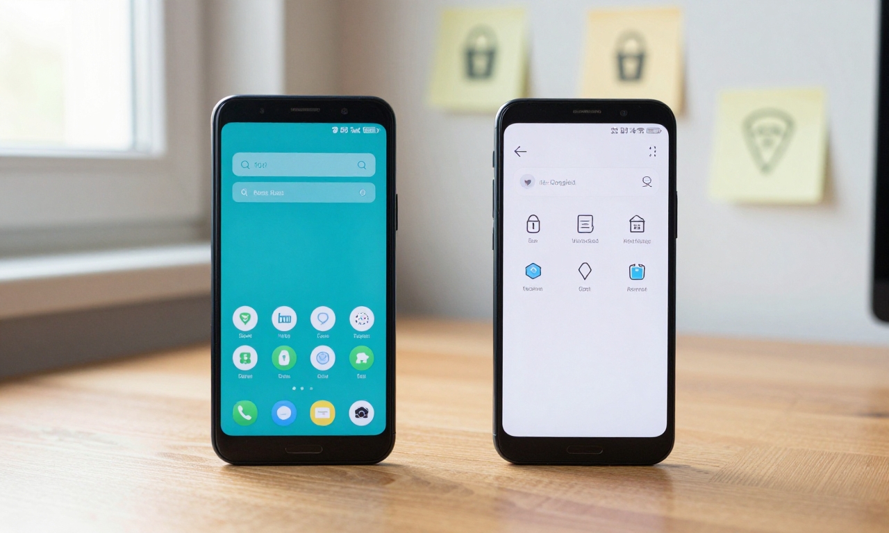 Comparison of standard and de-Googled Android phones