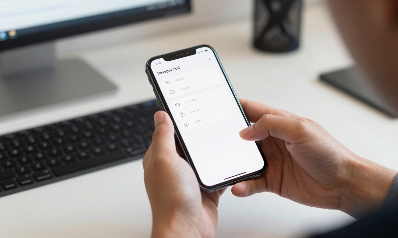 developer options utilities on smartphone