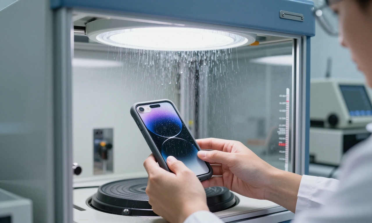 Environmental durability testing of phone cases
