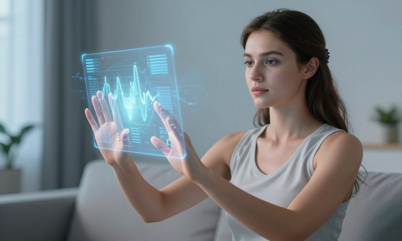 Future advanced health wearable with holographic display