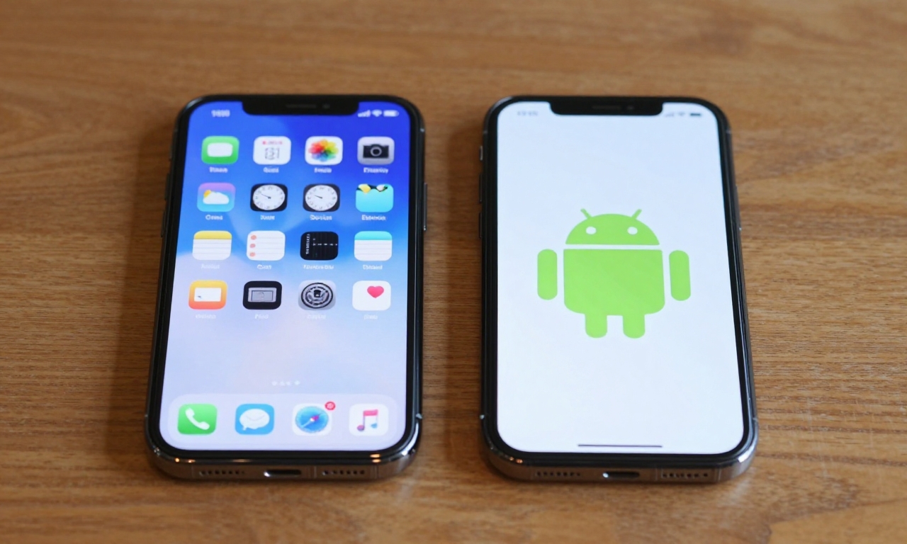 iOS and Android smartphones comparison